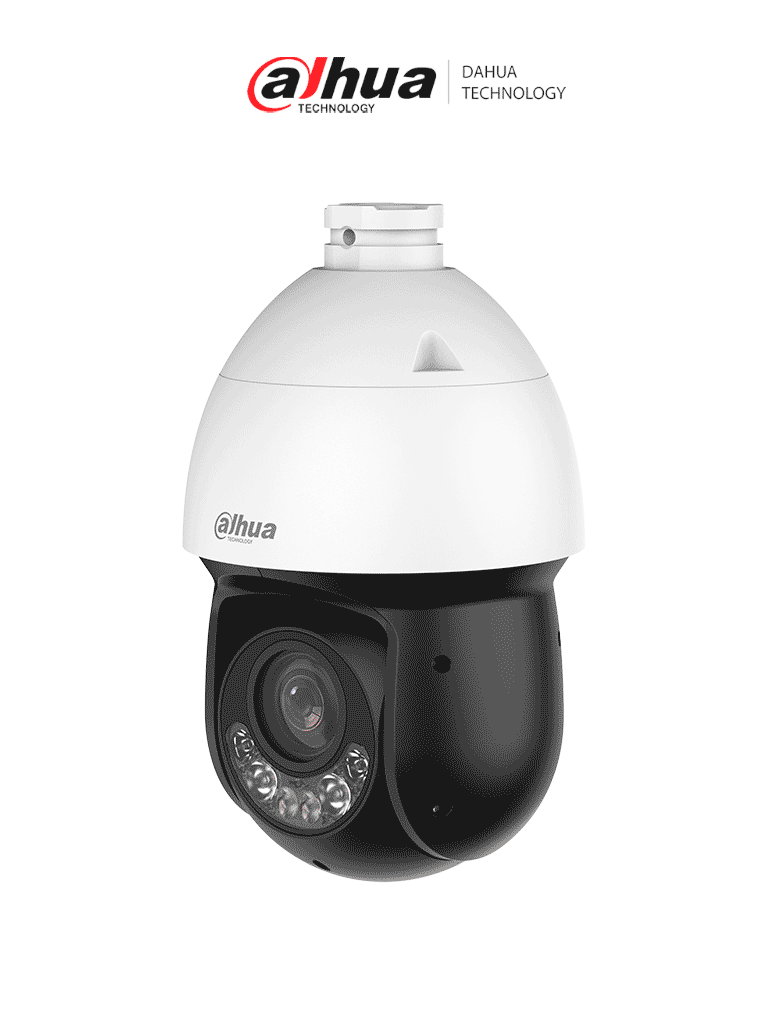 Cámara IP PTZ de 8 MP / WizSense/ 25x de Zoom óptico/ IR de 100 m/ Luz cálida 50m/H.265+/ WDR Real de 120 dB/ Protección perimetral/ Detección facial / SMD 4.0/ Ranura para MicroSD/ IP67/ E&S de Alarma y Audio/