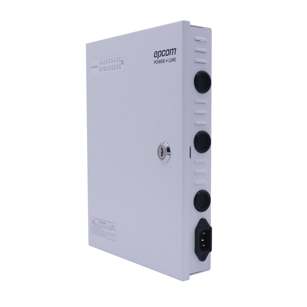 Fuente PREMIUM / 11-15 V / 18 canales / 20 A / Alta tecnología en seguridad / Doble ventilador / Hasta 1.8 Amperes por Salida / Filtro de ruido por canal / Diseño de alta gama.