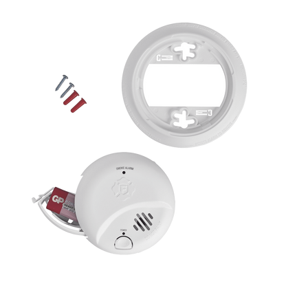Detector de Humo Autónomo, No Requiere Panel, Con Botón para Silenciar, Sensor por Ionización