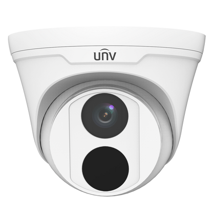 Cámara IP turret / 2MP / lente fijo de 2.8mm / 12VDC & PoE / DWDR / IP67 / 30m IR / ultra265