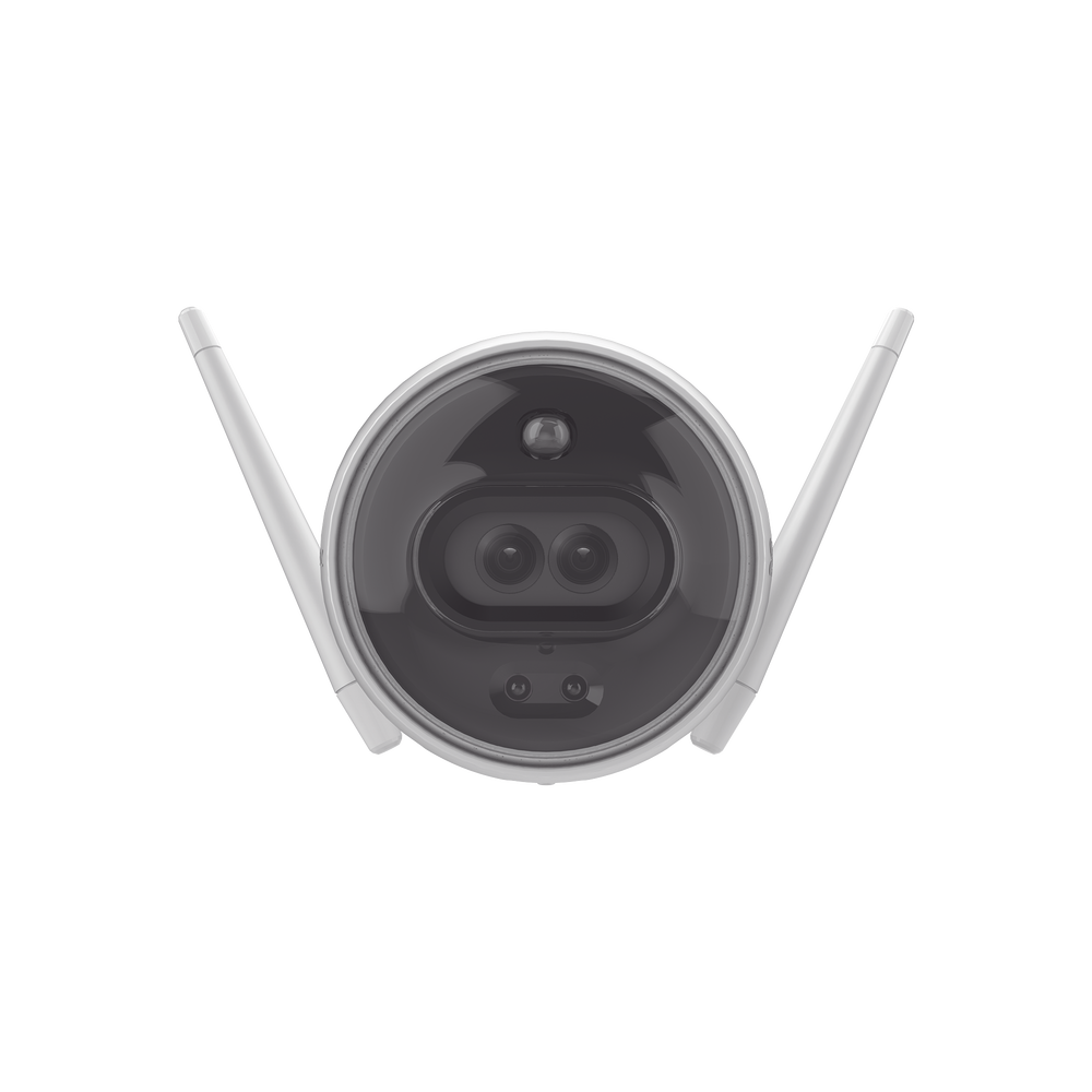 Bala IP 2 Megapíxel / Wi-Fi / Doble Lente / COLORES EN OSCURIDAD / Deteccion de Personas o Vehículos / Cruce de Línea / Intrusión a un área / Audio de dos vías / Luz Estroboscópica / Sirena / MicroSD