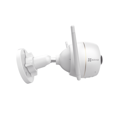 Bala IP 2 Megapíxel / Wi-Fi / Doble Lente / COLORES EN OSCURIDAD / Deteccion de Personas o Vehículos / Cruce de Línea / Intrusión a un área / Audio de dos vías / Luz Estroboscópica / Sirena / MicroSD