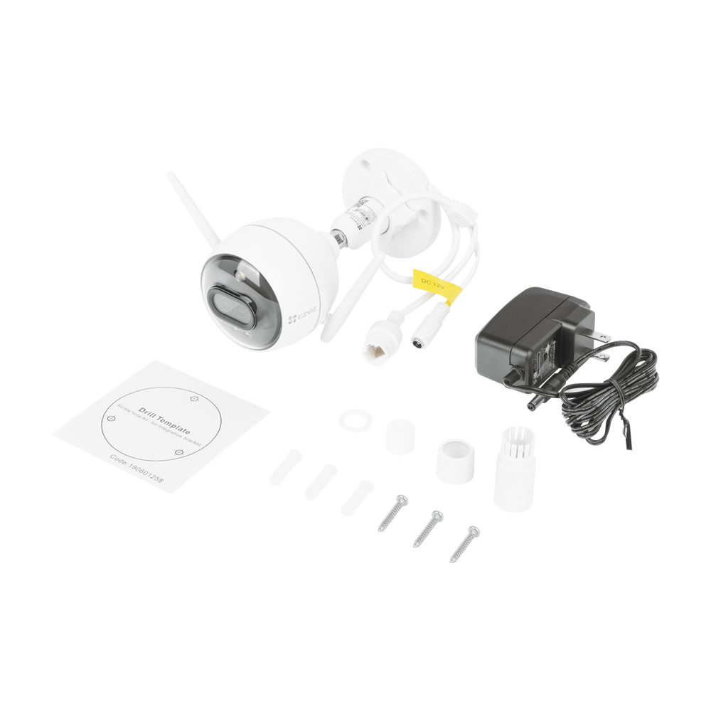 Bala IP 2 Megapíxel / Wi-Fi / Doble Lente / COLORES EN OSCURIDAD / Deteccion de Personas o Vehículos / Cruce de Línea / Intrusión a un área / Audio de dos vías / Luz Estroboscópica / Sirena / MicroSD