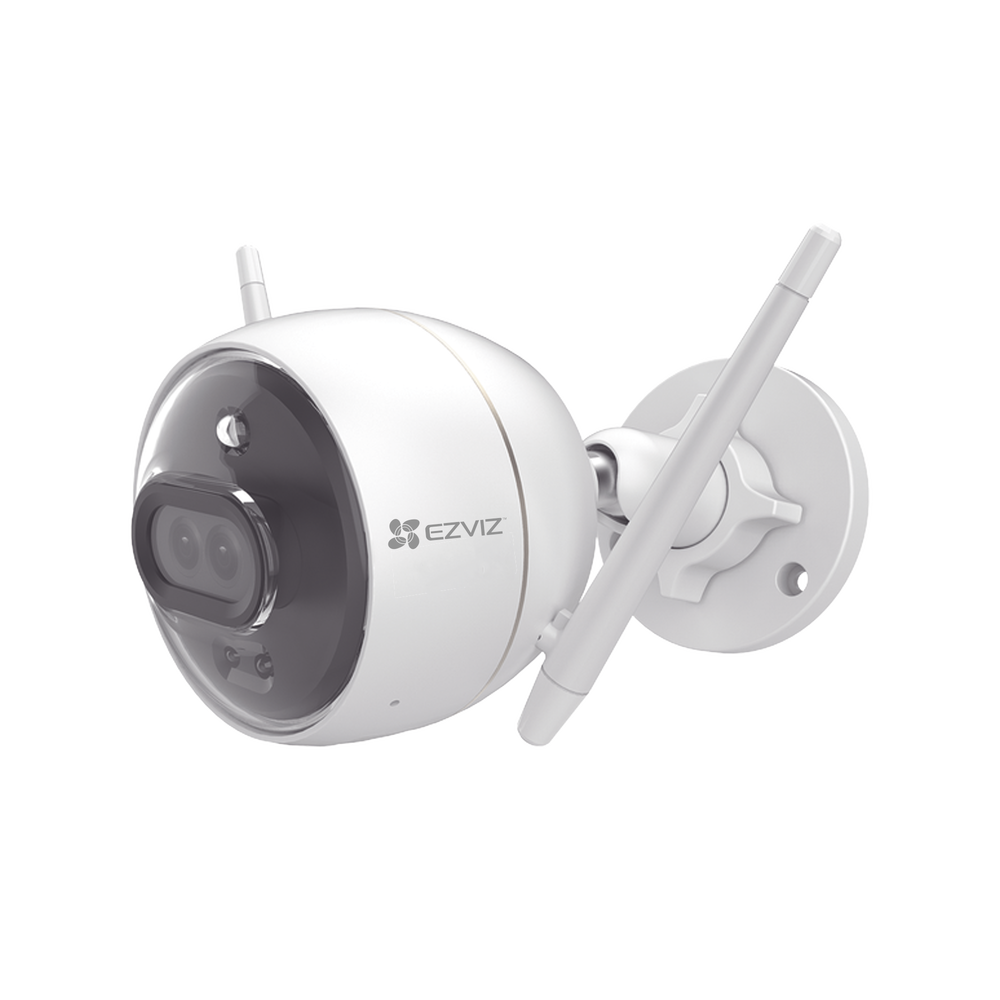 Bala IP 2 Megapíxel / Wi-Fi / Doble Lente / COLORES EN OSCURIDAD / Deteccion de Personas o Vehículos / Cruce de Línea / Intrusión a un área / Audio de dos vías / Luz Estroboscópica / Sirena / MicroSD