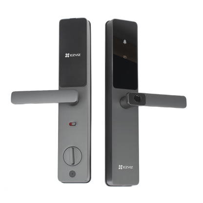 Cerradura Inteligente / Wi-Fi / Bluetooth / Códigos Temporales Para Visitantes / Lectura de Huella / Lectura de Tag / Contraseña / Botón para Timbrar / Apertura Remota / Alarma Anti-intrusión / No Requiere HUB