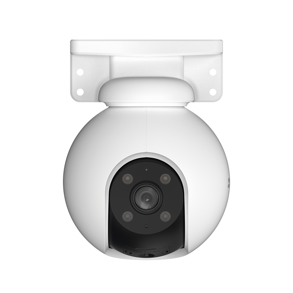 PT WiFi / (3K) 5MP / Visión 360° / Detección humana / Detección de Vehiculo / Sirena / Luz Parpadeante / Colores en Oscuridad / Micro SD / Presets / Autoseguimiento / Exterior