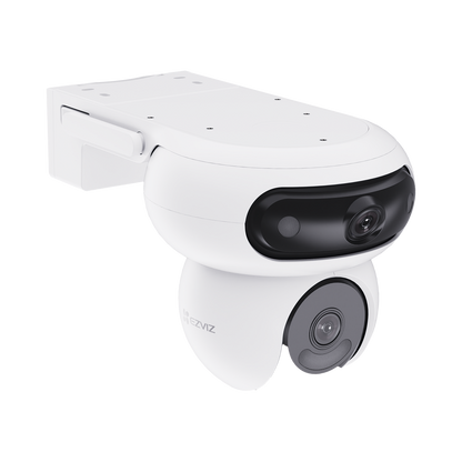 Cámara Doble Lente PT / Rotación en Ambos Lentes / Wi-Fi / 4MP+ y 4MP (Resolución 8 Megapixel ) / Auto Seguimiento Inteligente / Visión Color Nocturna