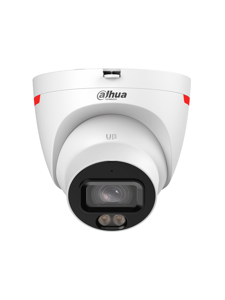 Cámara IP Domo de 4 MP ofrece tecnología WizColor y WizSense con IA, SMD Plus, lente de 3.6 mm, micrófono integrado, WDR 120 dB, ranura MicroSD, PoE, y protección IP67