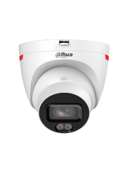 Cámara IP Domo de 4 MP ofrece tecnología WizColor y WizSense con IA, SMD Plus, lente de 3.6 mm, micrófono integrado, WDR 120 dB, ranura MicroSD, PoE, y protección IP67