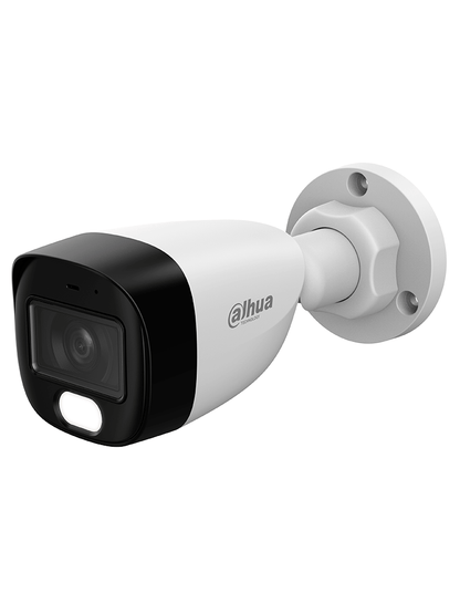 Kit de 4 Canales Full Color 2 MP con Audio y DVR Cooper-I WizSense. Incluye 4 cámaras Full Color 2 MP con micrófono integrado. Sistema de 4 canales más 1 IP y 4 SMD Plus. Incluye accesorios y búsqueda de humanos con IA.