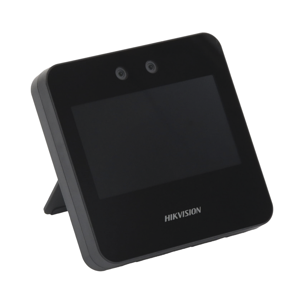 Kit de Control de Acceso TODO INCLUIDO con Lector de Rostros, QRs y Tarjetas / 1,500 rostros / Compatible con App HIKConnect /Incluye Electroimán Botón de Salida y Montajes Z y L para imán / HIK-IA