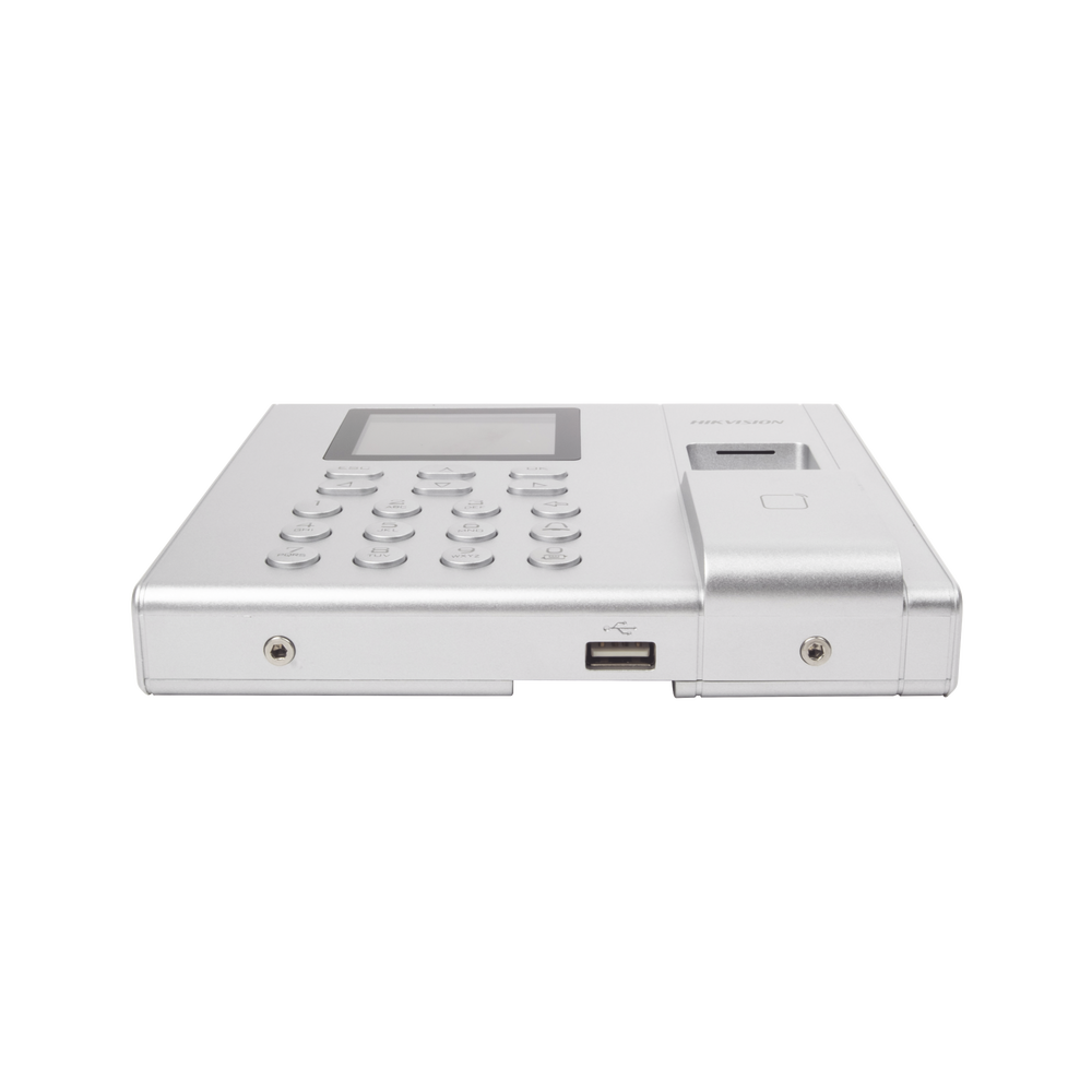 Terminal de Control de Acceso y Asistencia compatible con APP Hik-Connect (P2P) / Lectura de Huella y de Tarjetas EM / Soporta hasta 1000 Huellas / Relevador para Chapa