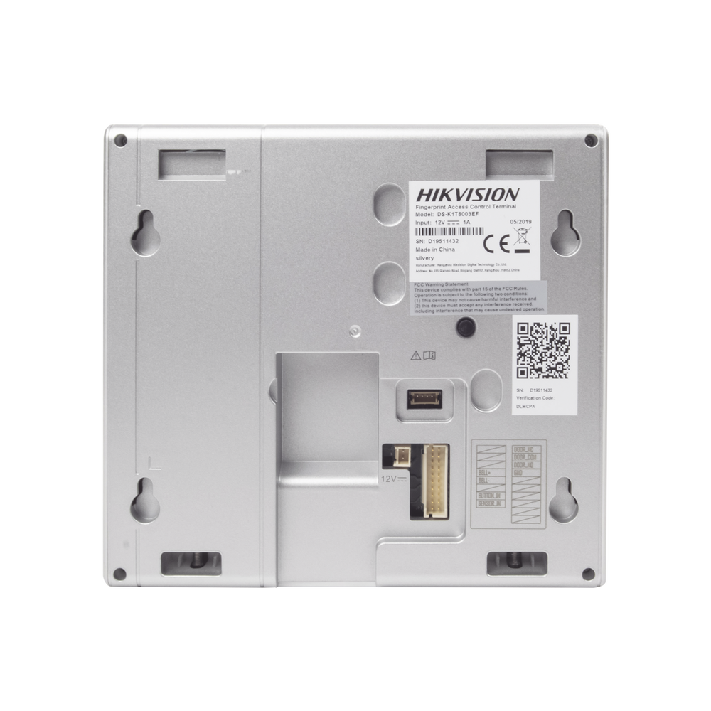 Terminal de Control de Acceso y Asistencia compatible con APP Hik-Connect (P2P) / Lectura de Huella y de Tarjetas EM / Soporta hasta 1000 Huellas / Relevador para Chapa