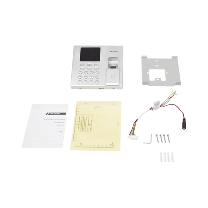 Terminal de Control de Acceso y Asistencia compatible con APP Hik-Connect (P2P) / Lectura de Huella y de Tarjetas EM / Soporta hasta 1000 Huellas / Relevador para Chapa