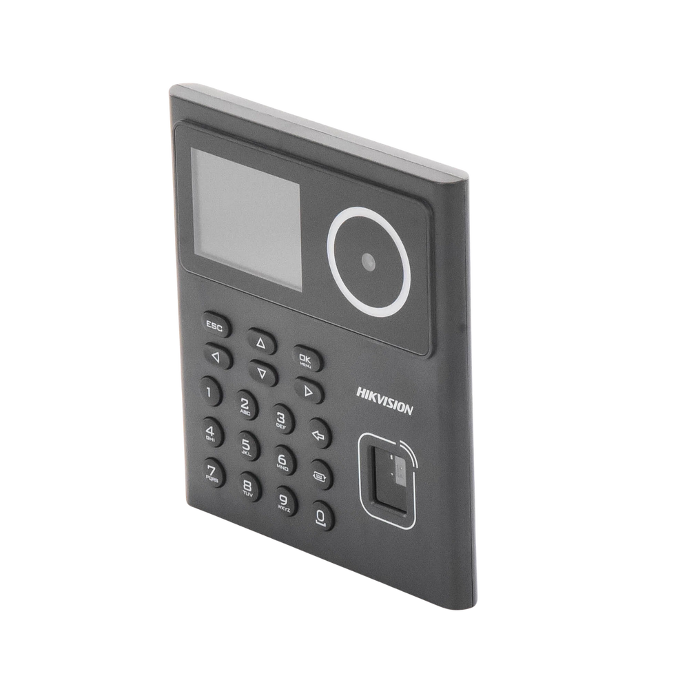 Kit WiFi de Control de Acceso Lite TODO INCLUIDO con Lector de Rostros, Tarjetas y Huellas / 500 Rostros / Compatible con App HIKConnect / Incluye Electroimán Botón de Salida y Montajes Z y L para imán / HIK-IA