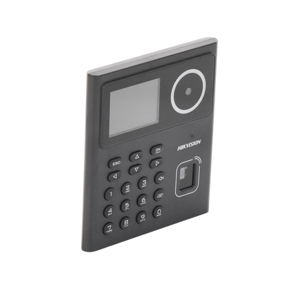 Kit WiFi de Control de Acceso Lite TODO INCLUIDO con Lector de Rostros, Tarjetas y Huellas / 500 Rostros / Compatible con App HIKConnect / Incluye Electroimán Botón de Salida y Montajes Z y L para imán / HIK-IA