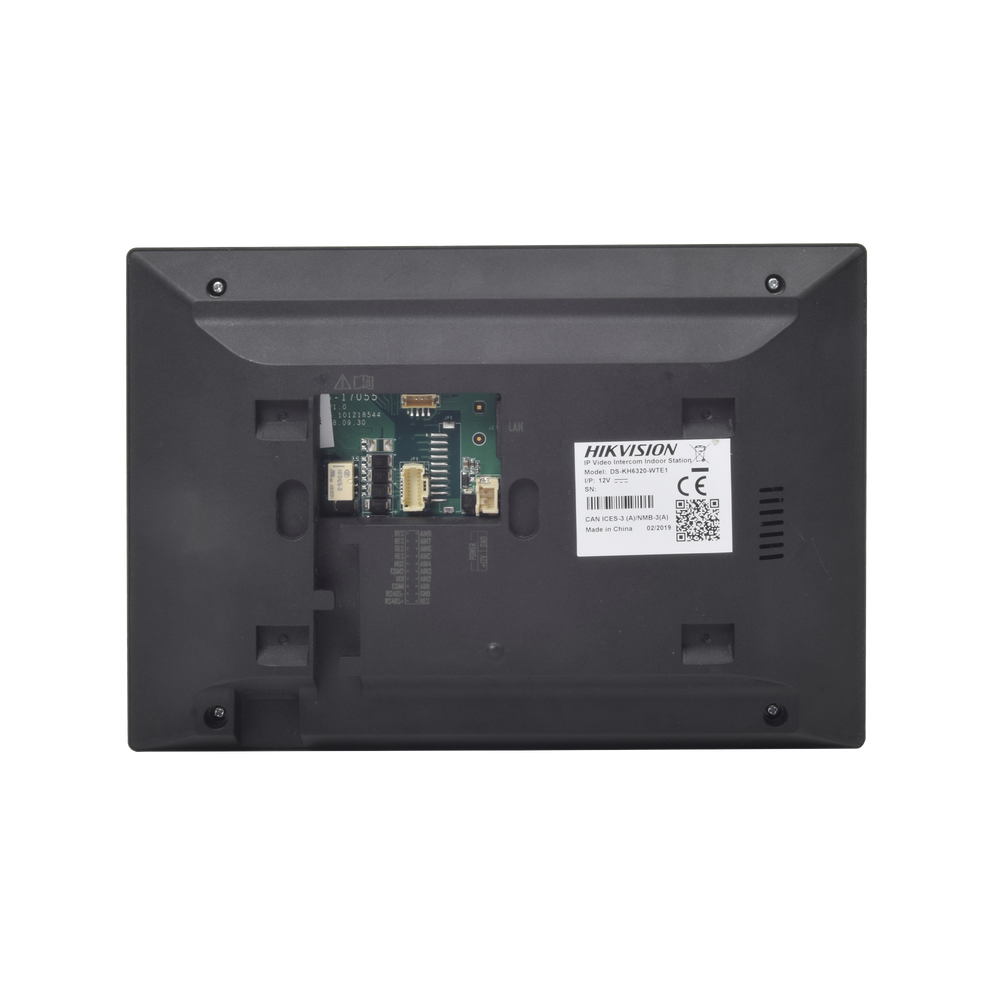 Monitor IP WiFi Touch Screen 7" para Videoportero IP / Vídeo en Vivo / PoE Estándar / Apertura Remota / Llamada Entre Monitores / Audio de dos vías / Policarbonato