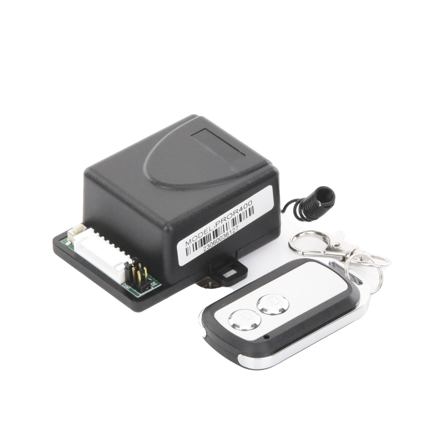 Receptor con 2 Relevadores y Control Remoto hasta 50 metros.