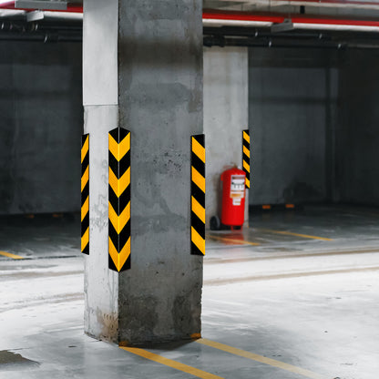 PROTECTOR ESQUINERO DE HULE PARA COLUMNAS DE ESTACIONAMIENTO 1 PAR